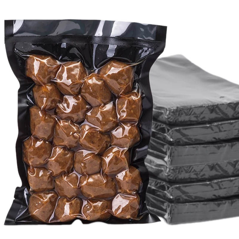 Food Storage Vacuum Bags - 100pcs 나일론 진공 식품 가방 검은