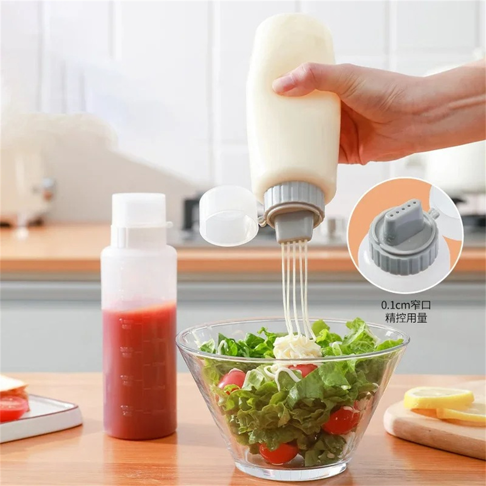 Condiment Squeeze Bottle - 케첩, 머스타드, 핫소스, 올리브 오일용 노즐이