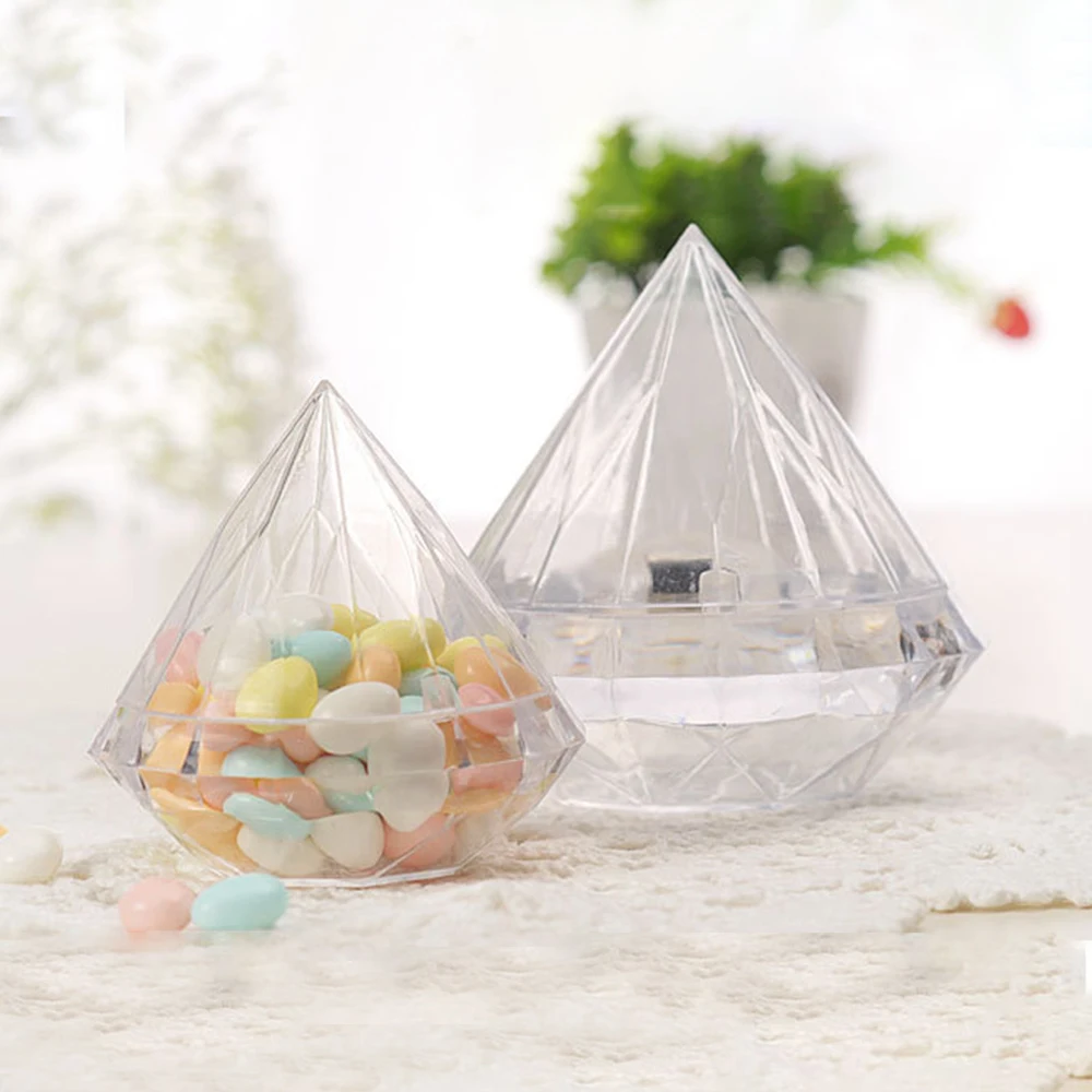 Xmas Food Storage Containers - 12 개/대 다이아몬드 모양 사탕 상자