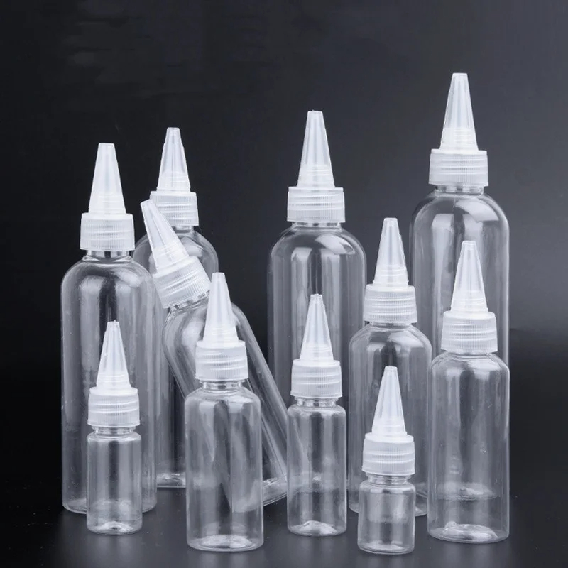 Condiment Squeeze Bottle - 5/10/30/50/60/100/120ml 빈 Dropper 병 투명 플라스틱