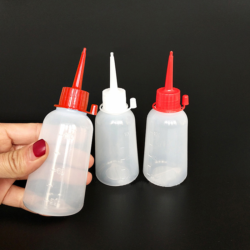 Condiment Squeeze Bottle - 100ml 플라스틱 클리어 팁 애플리케이터 병