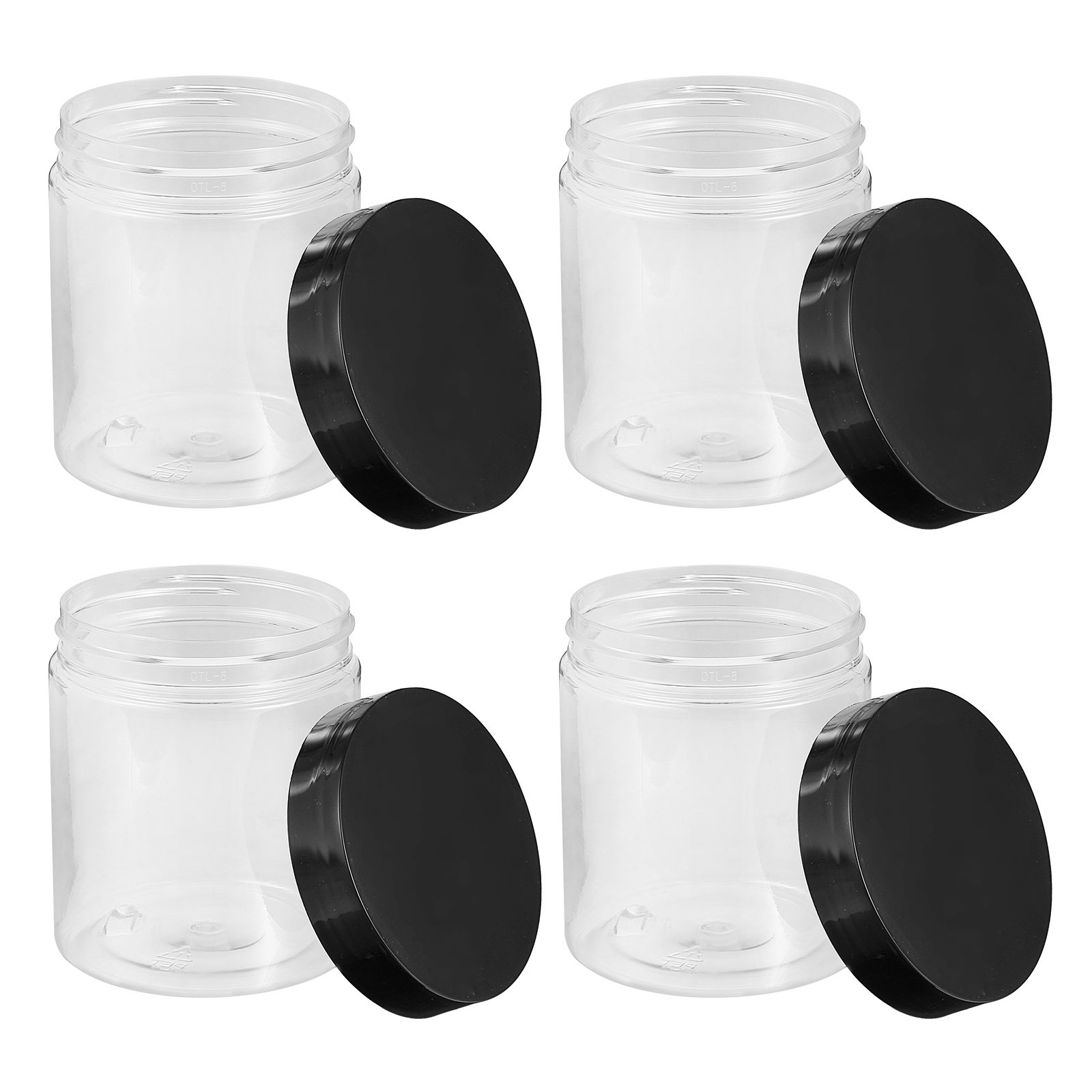 Food Storage Plastic Container - 12개 고급 투명 플라스틱 보관 용기,