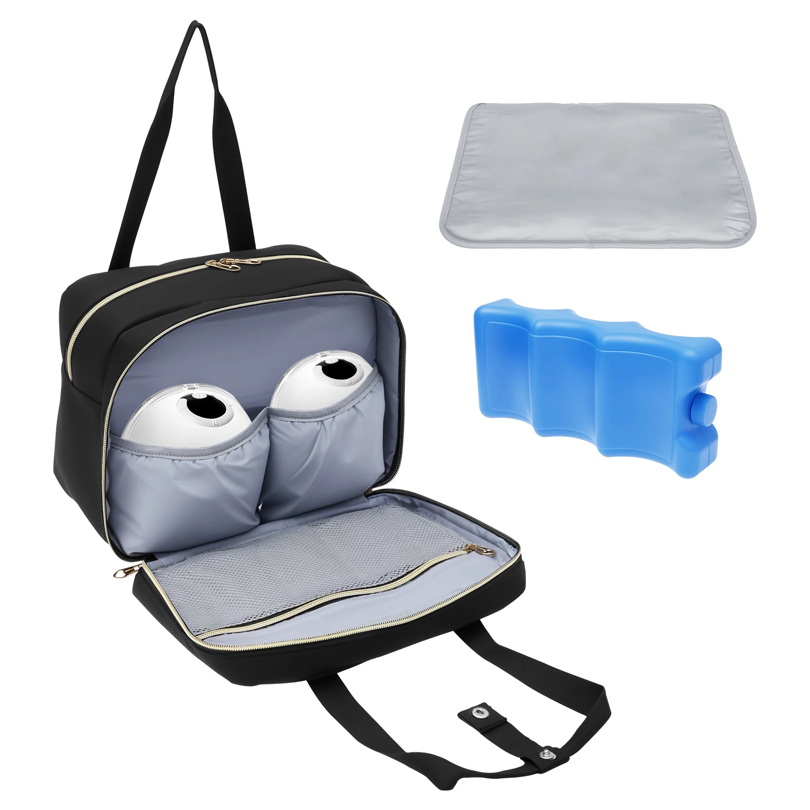Food Storage Keep Warm - 아이스팩과 방수 매트가 포함된 휴대용 모유