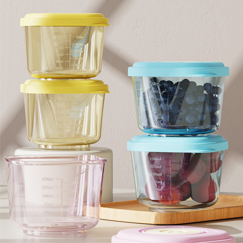 Food Storage 1 Year - 6개 아기 음식 보관 용기 -