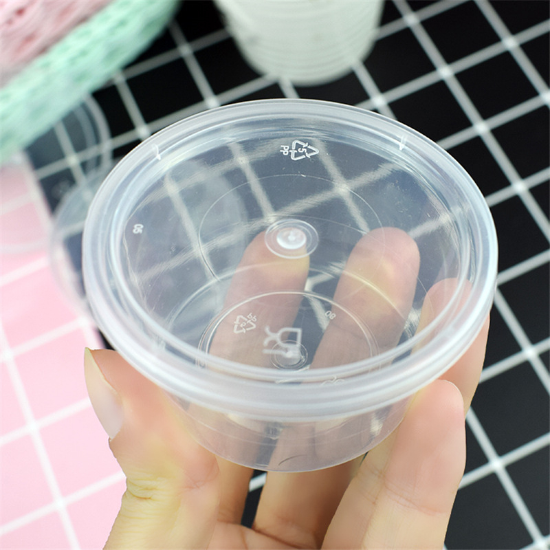 Xmas Food Storage Containers - 5/10pcs 100ml 일회용 플라스틱 테이크 아웃