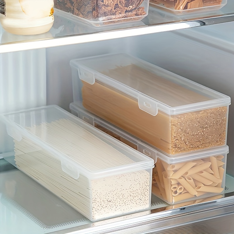 Food Storage And Safety - 대용량 투명 플라스틱 냉장고 보관함, 식품