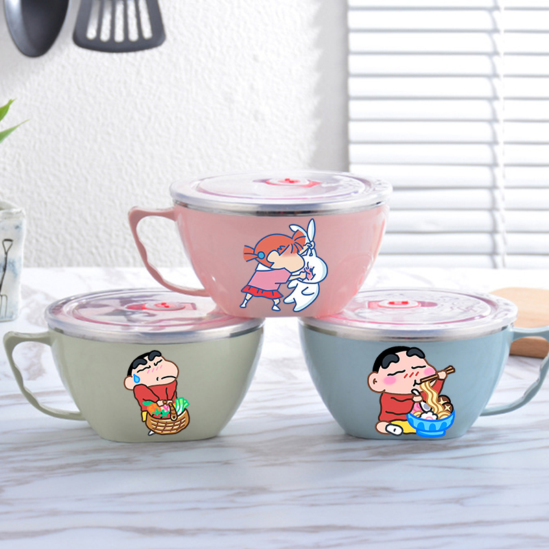 Food Storage Metal Box - 크레용신짱 누들볼 대용량 스테인리스 스틸 그릇