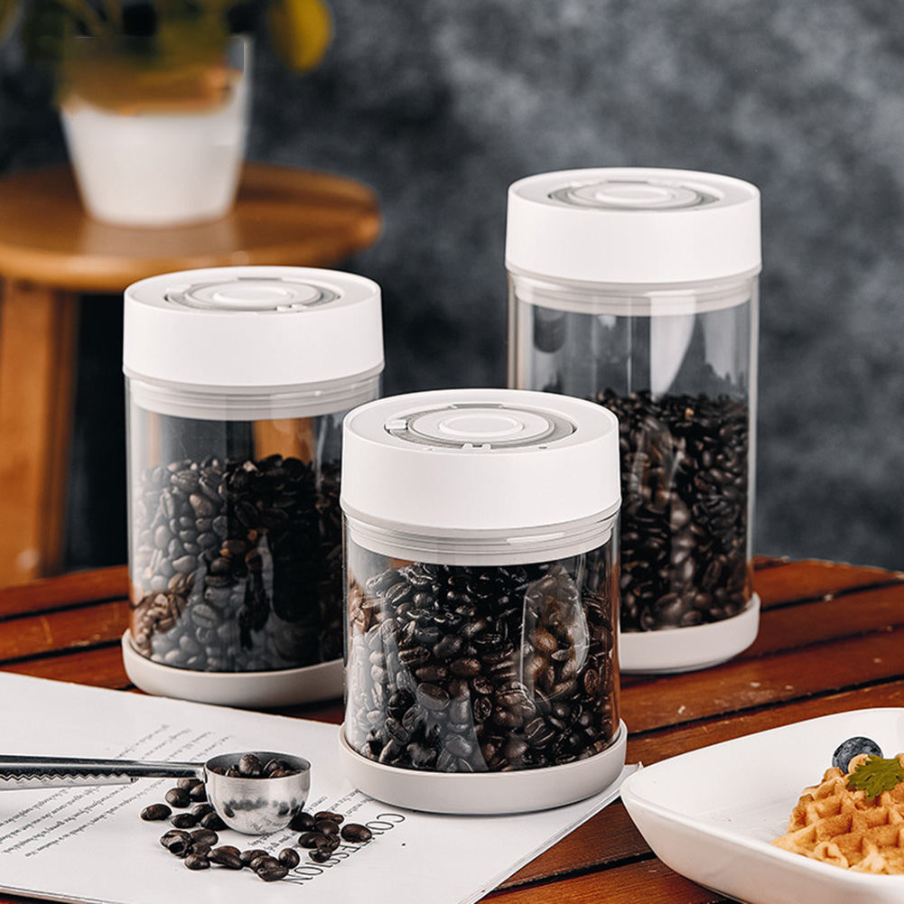 Food Storage Meal Prep - 주방 습기 방지 유리 커피콩 항아리