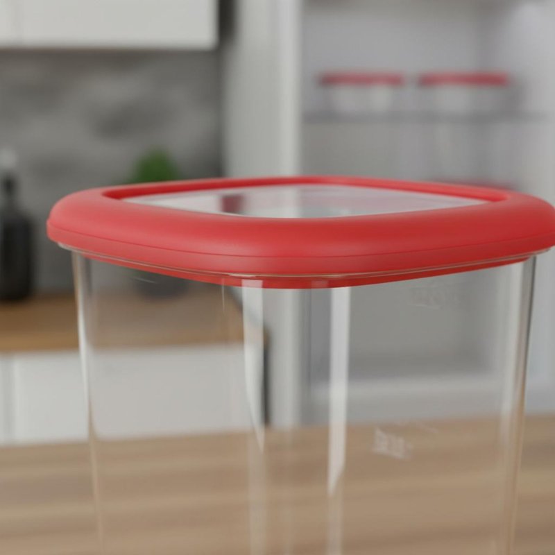 Food Storage Plastic Container - 6개의 밀폐 식품 보관 용기 세트,