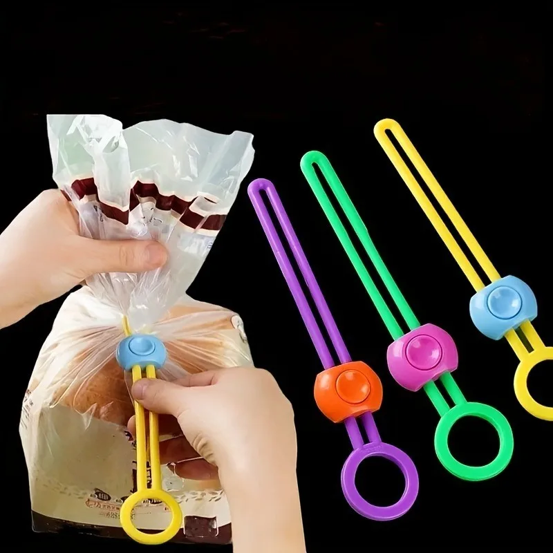 Food Storage Bags Reusable - 5/10PCS 휴대용 식품 씰링 클립 재사용