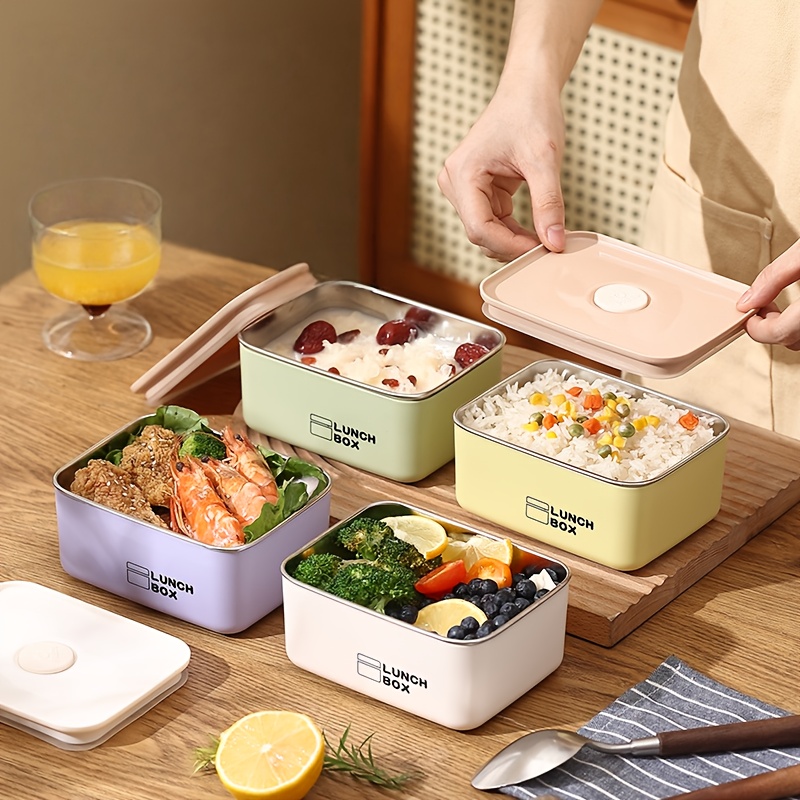 Food Storage Metal Box - 스테인리스 스틸 누수 방지 식품 보관