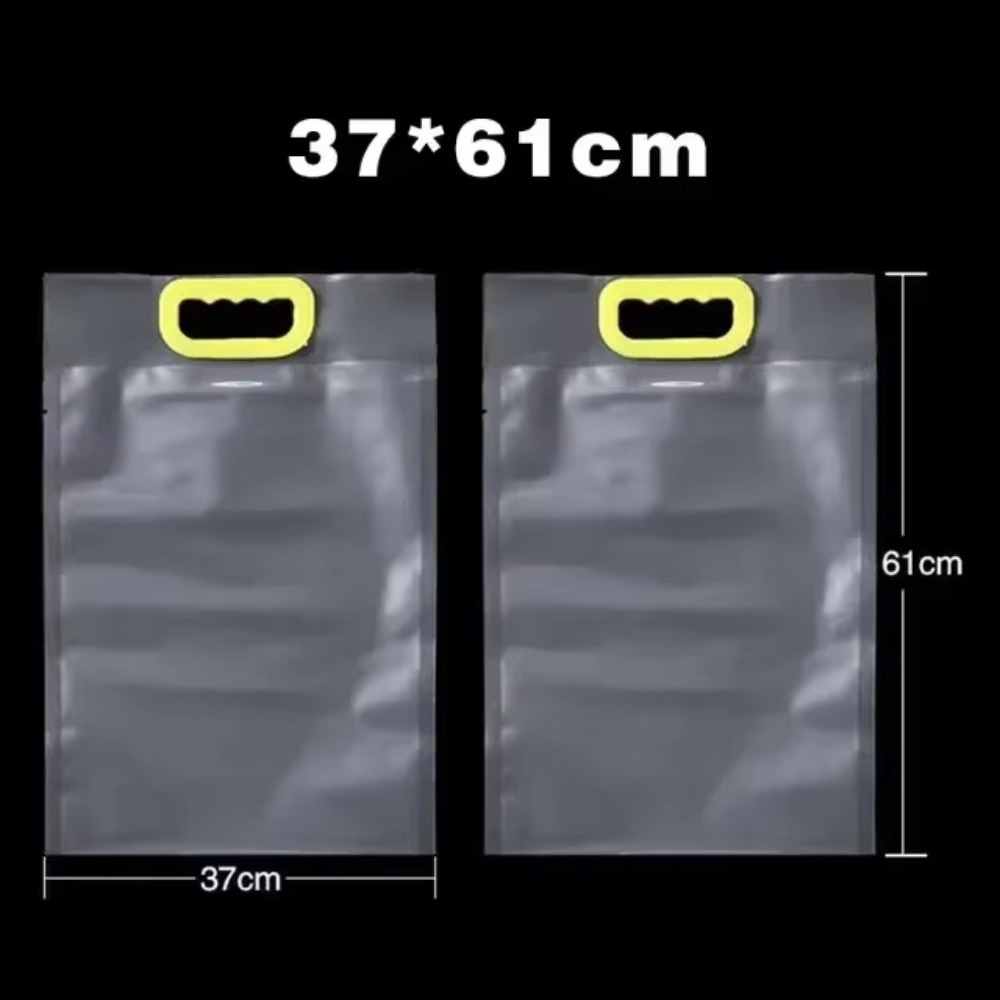 Food Storage Vacuum Bags - 10pcs 5kg/10kg 쌀알 포장 가방 손잡이가있는