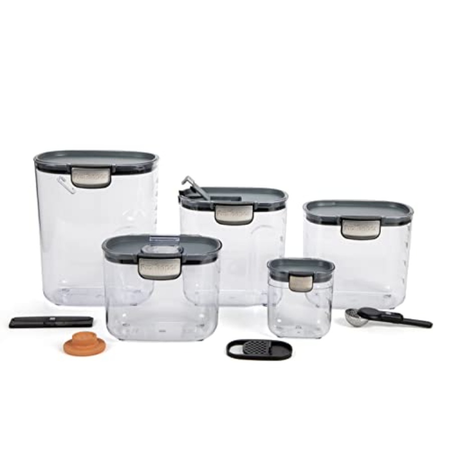 Food Storage Plastic Container - 밀폐 식품 보관 용기 세트, 투명