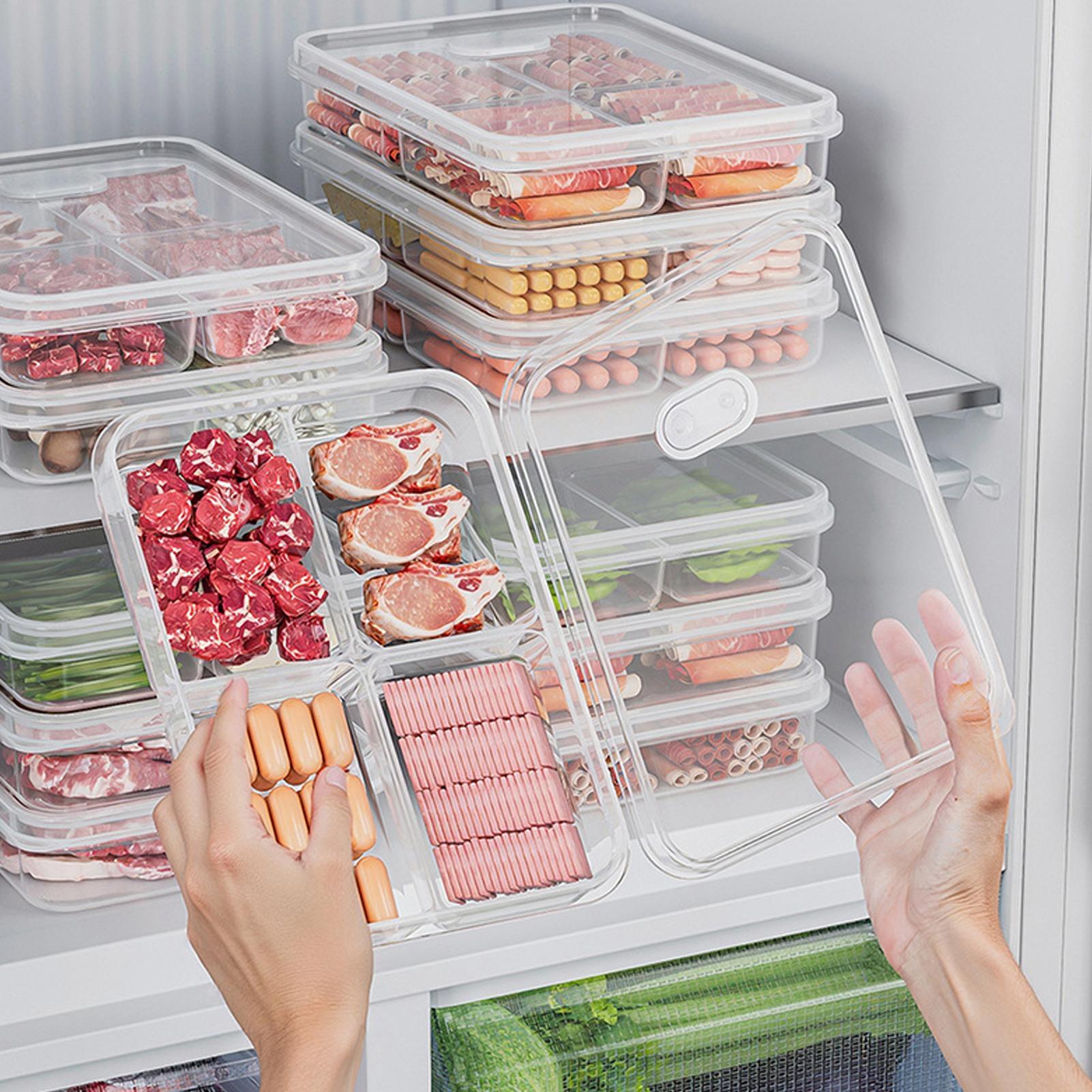 Food Storage Meal Prep - 1PC 냉장고 보관 상자 고기 야채