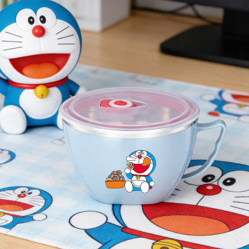 Food Storage In Room - 도라에몽 대용량 스테인리스 스틸 볼 이중층
