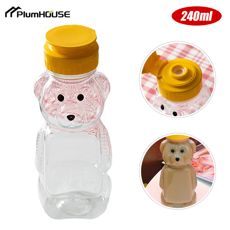 Condiment Squeeze Bottle - 1Pcs 230ml 조미료 스퀴즈 병 곰
