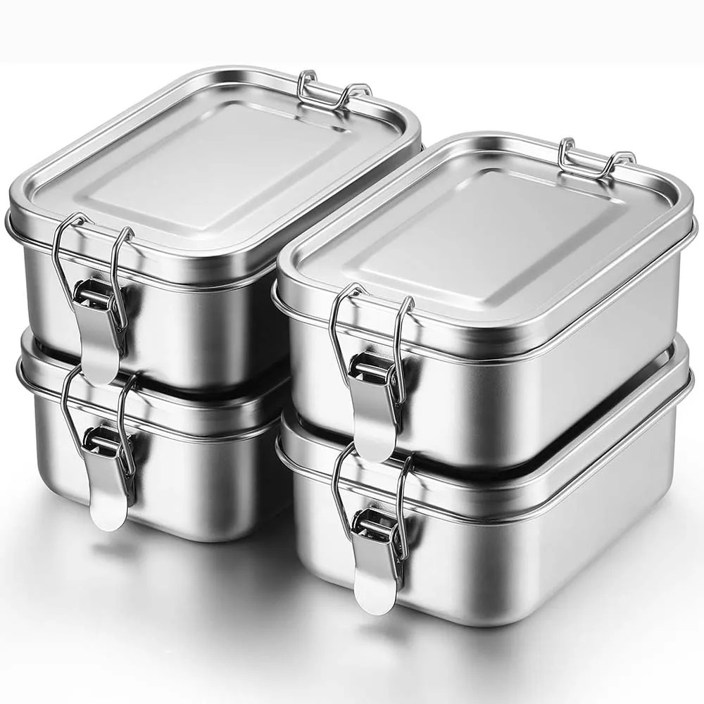 Food Storage Metal Box - 스테인레스 스틸 도시락 상자 금속 도시락
