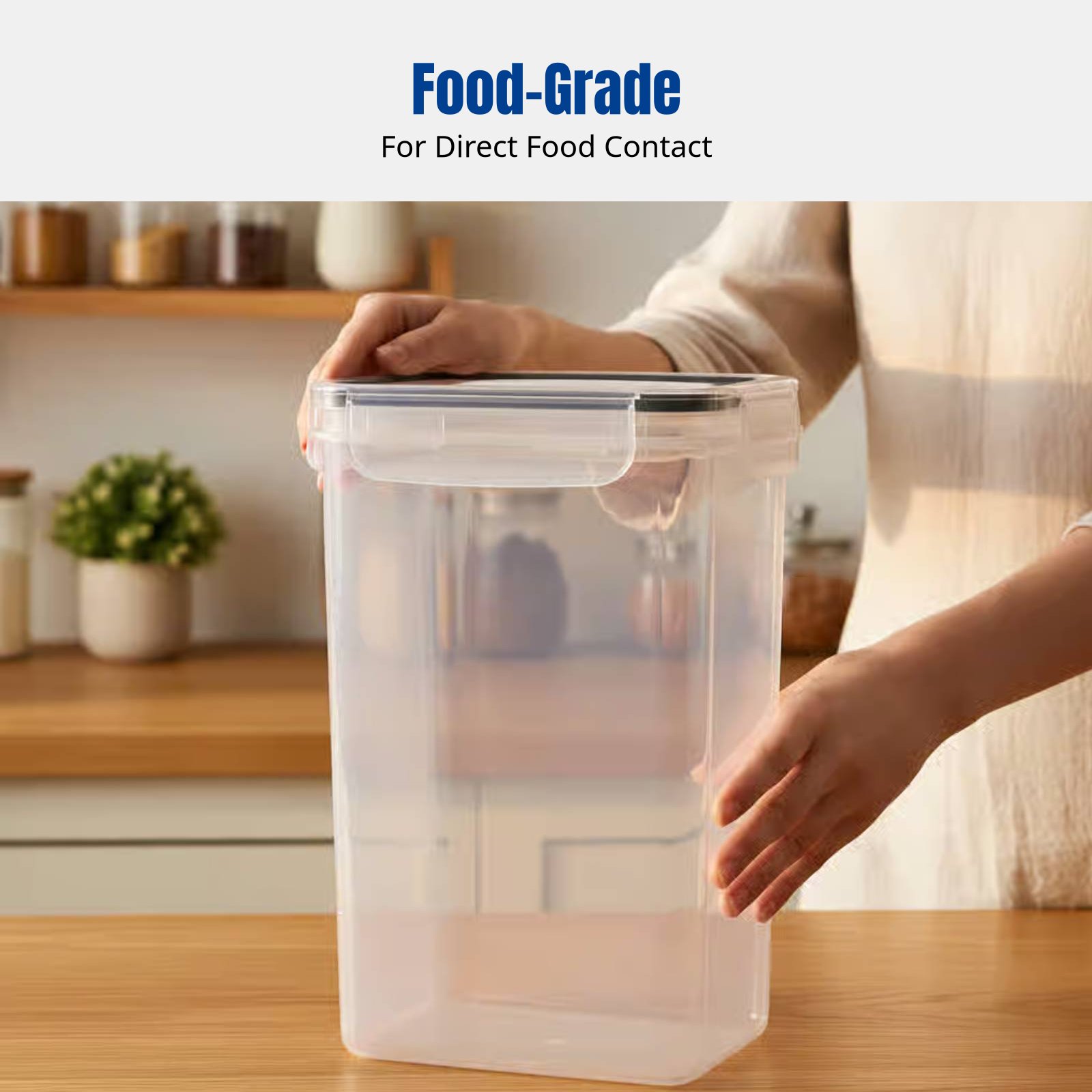 밀폐 식품 보관 용기 세트, 대용량, 투명, 쌓을 수  - Food Storage Plastic Container 리뷰 및 가격