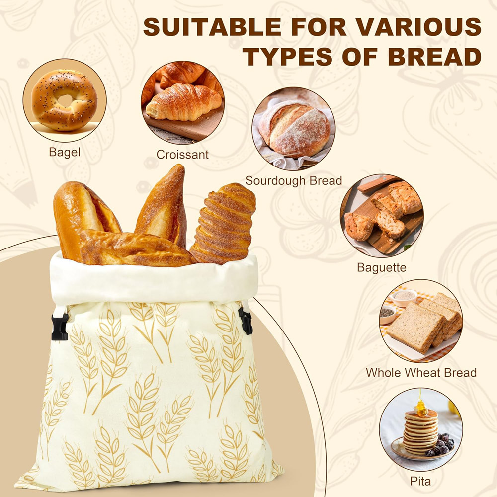 1Pcs 재사용 가능한 밀랍 식품 보관 가방, 밀 패턴 - Beeswax Food Wrap 리뷰 및 가격