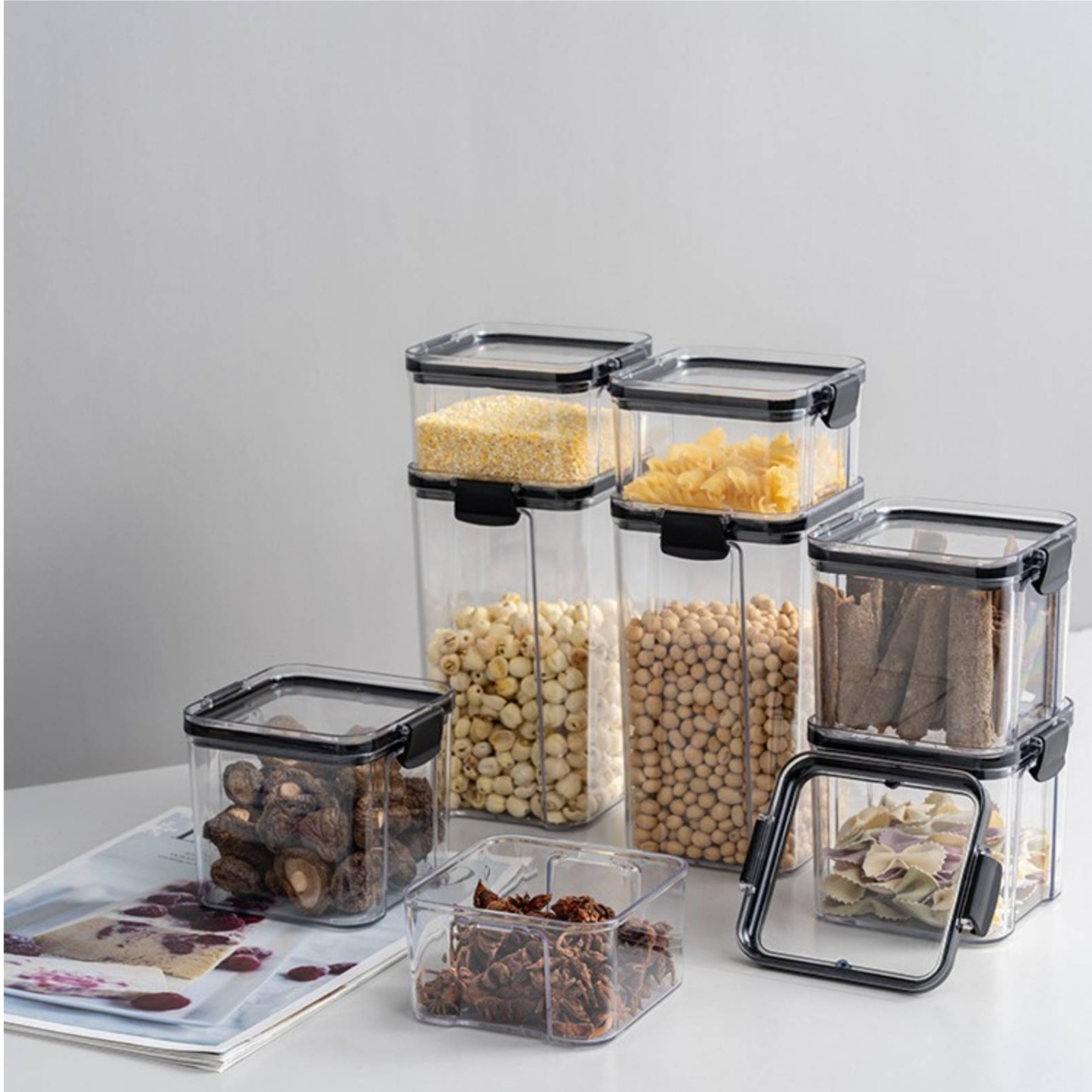 밀폐 식품 보관 용기, 습기 방지 밀봉 곡물 보관함,  - Food Storage Plastic Container 리뷰 및 가격
