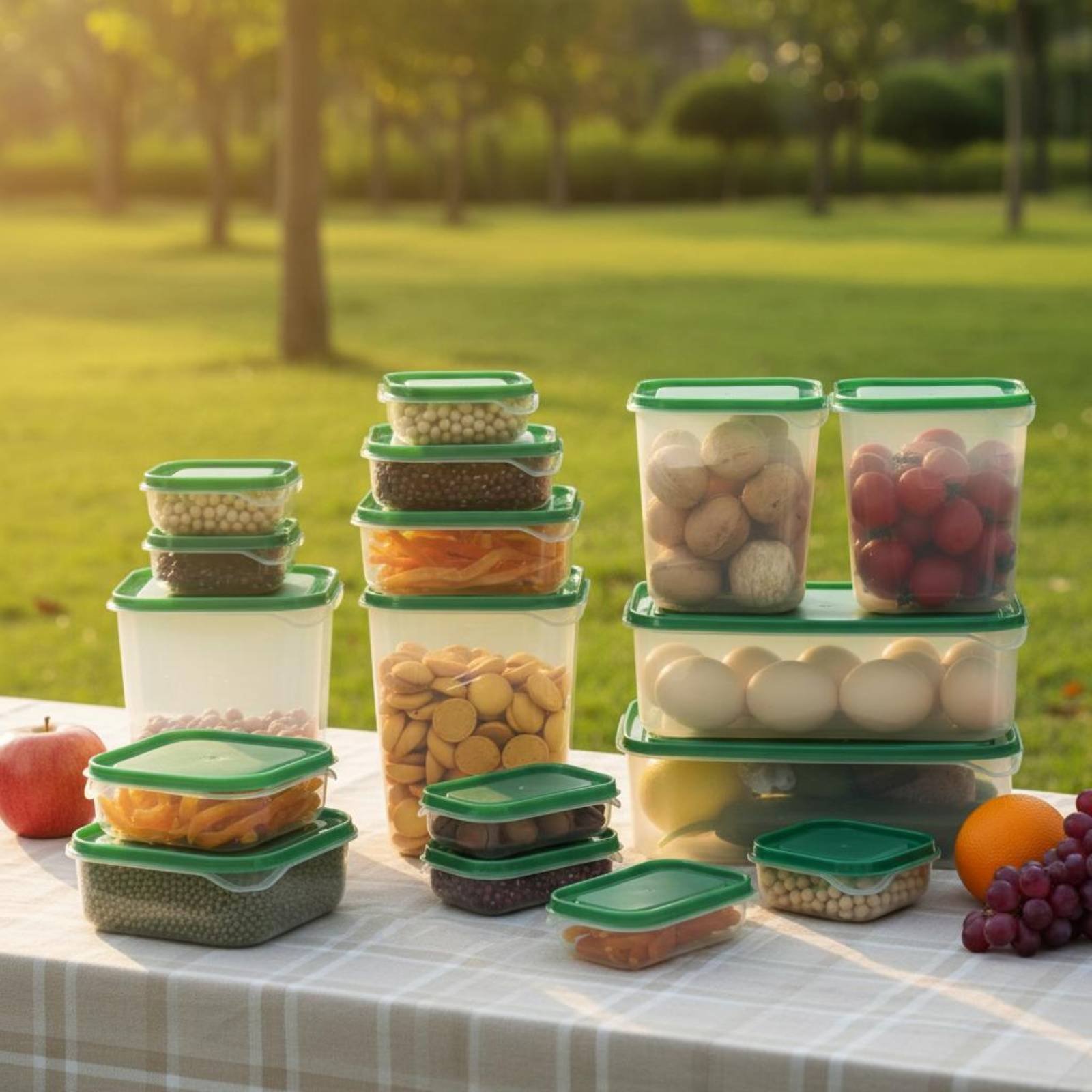 17개 냉장고 보관함 세트, 새지 않는 플라스틱 음식  - Food Storage Plastic Container 리뷰 및 가격