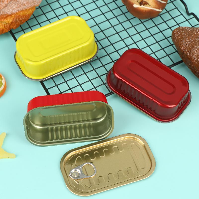 2Pcs 금속 직사각형 빈 미니 주석 상자 당김 링 커 - Food Storage Metal Box 리뷰 및 가격