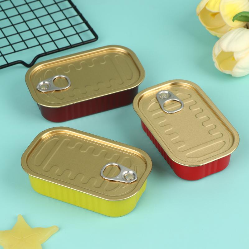 2Pcs 금속 직사각형 빈 미니 주석 상자 당김 링 커 - Food Storage Metal Box 리뷰 및 가격