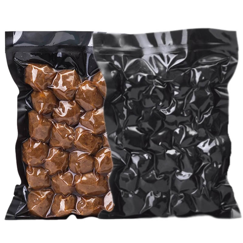 100pcs 나일론 진공 식품 가방 검은 투명 플라스틱 - Food Storage Vacuum Bags 리뷰 및 가격