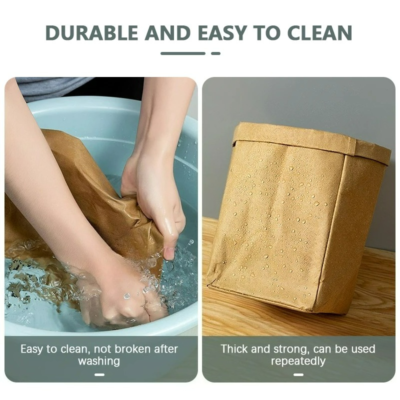 크라프트 종이봉투 세척 가능한 종이 보관봉투 재사용 가 - Food Storage Bags Reusable 리뷰 및 가격