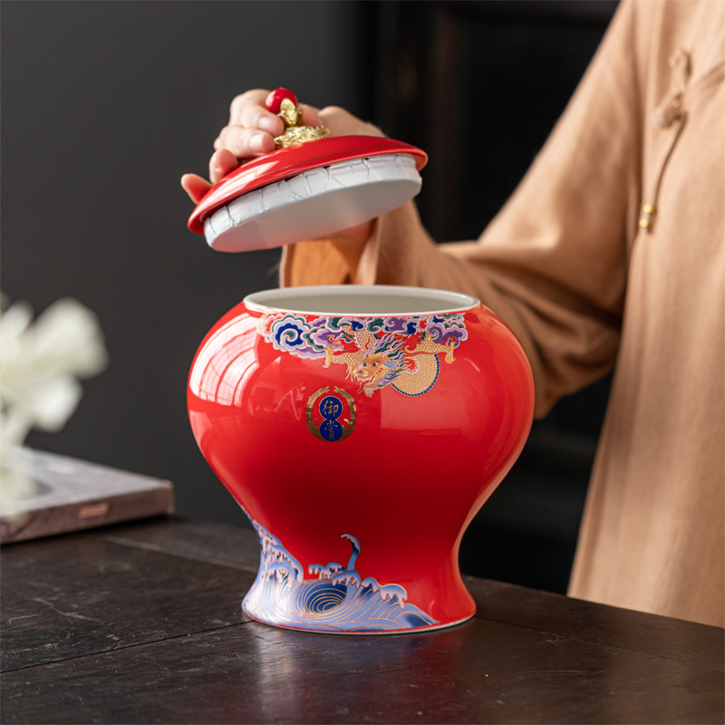 세라믹 차 주전자 차 캐디 도자기 봉인 된 저장 탱크  - Food Storage Tank 리뷰 및 가격