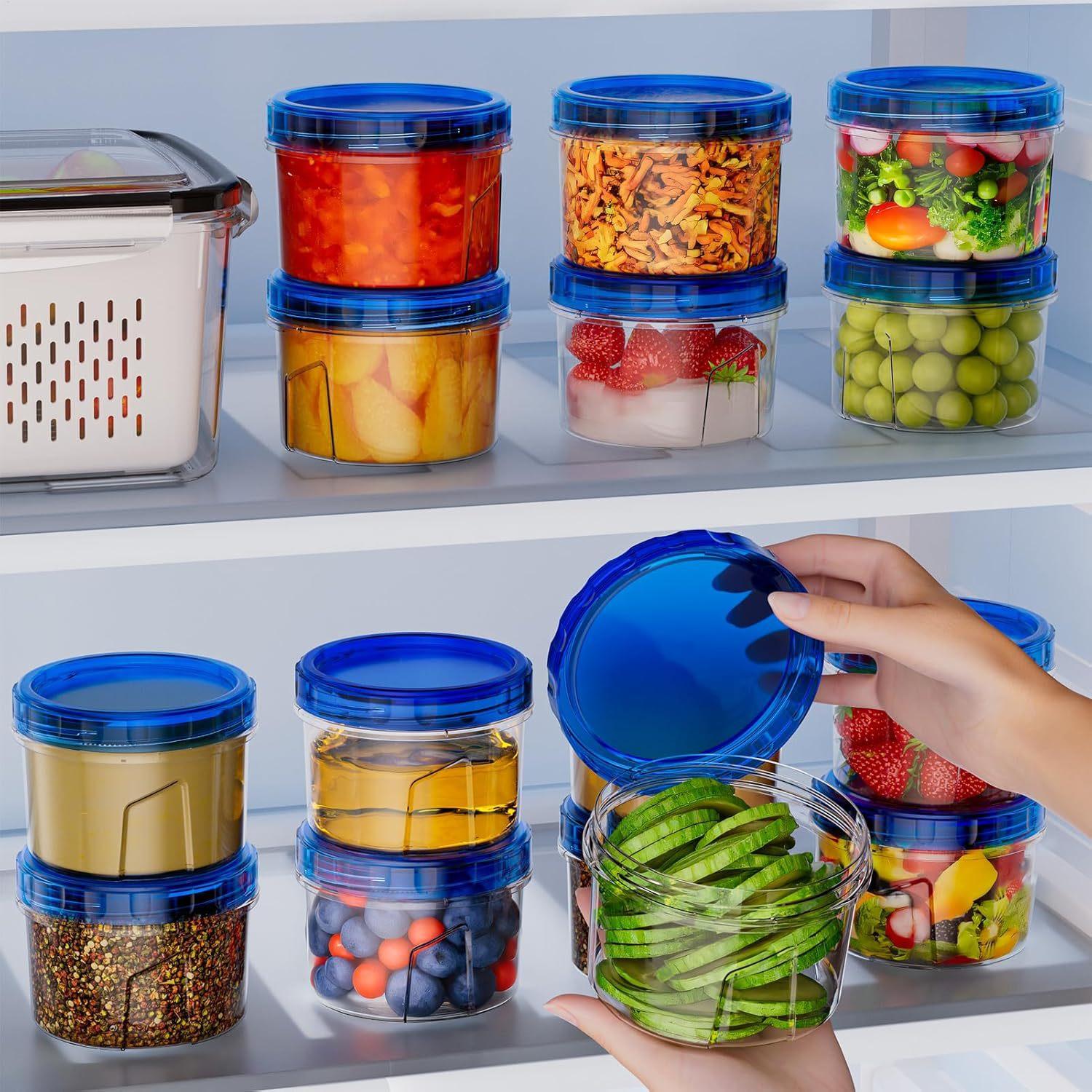 식품 보관용 냉동고 용기 6개 16온스 누출 방지 쌓을 - Food Storage Plastic Container 리뷰 및 가격