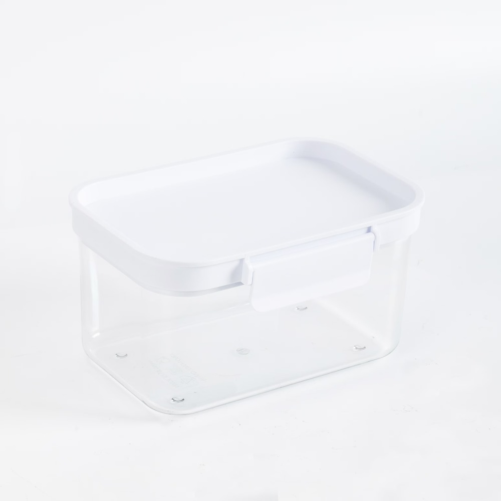 작은 직사각형 플라스틱 식료품 저장 용기(뚜껑 포함)  - Food Storage Plastic Container 리뷰 및 가격