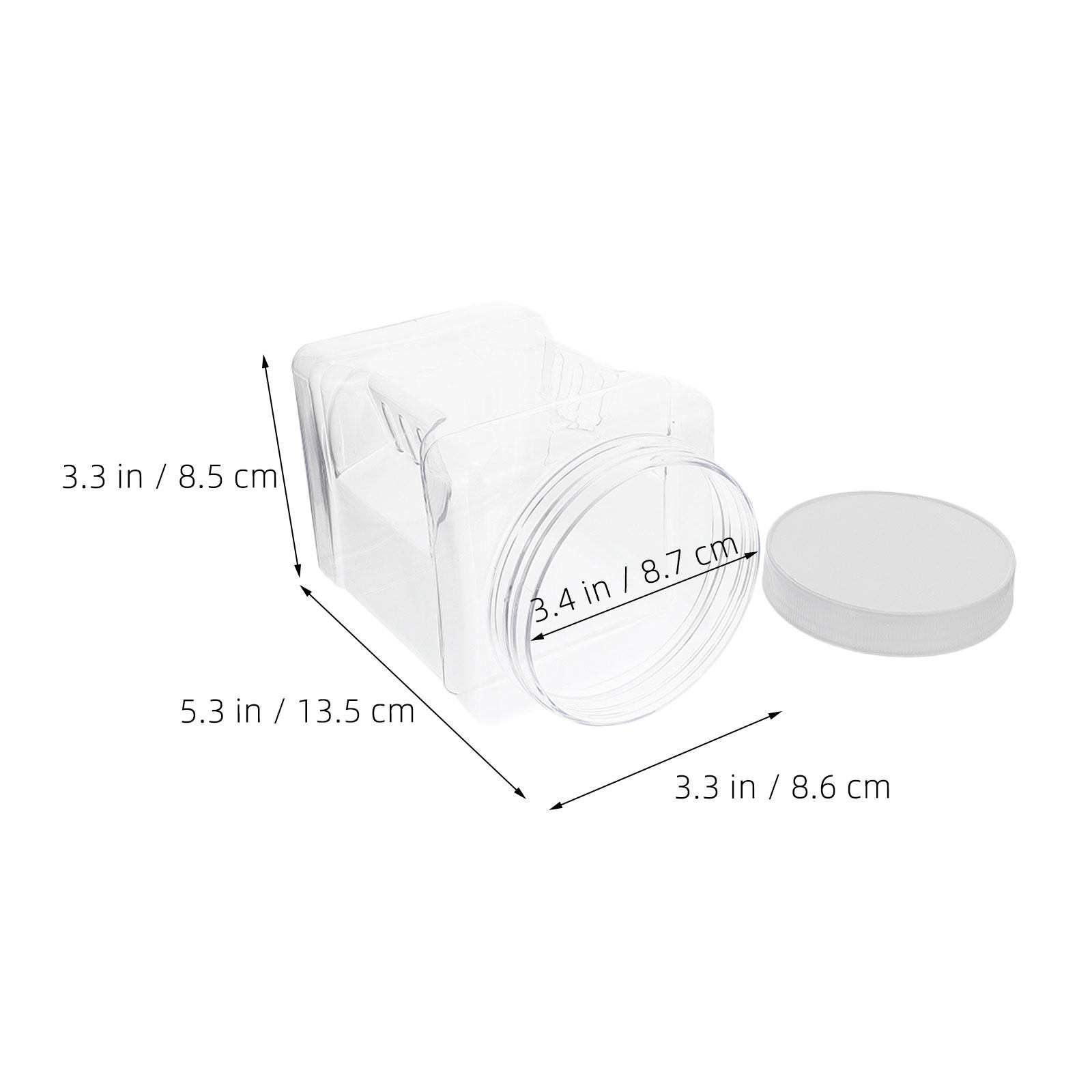 6개입 투명 보관 용기, 투명 사각형 밀폐 용기, 미끄 - Food Storage Plastic Container 리뷰 및 가격