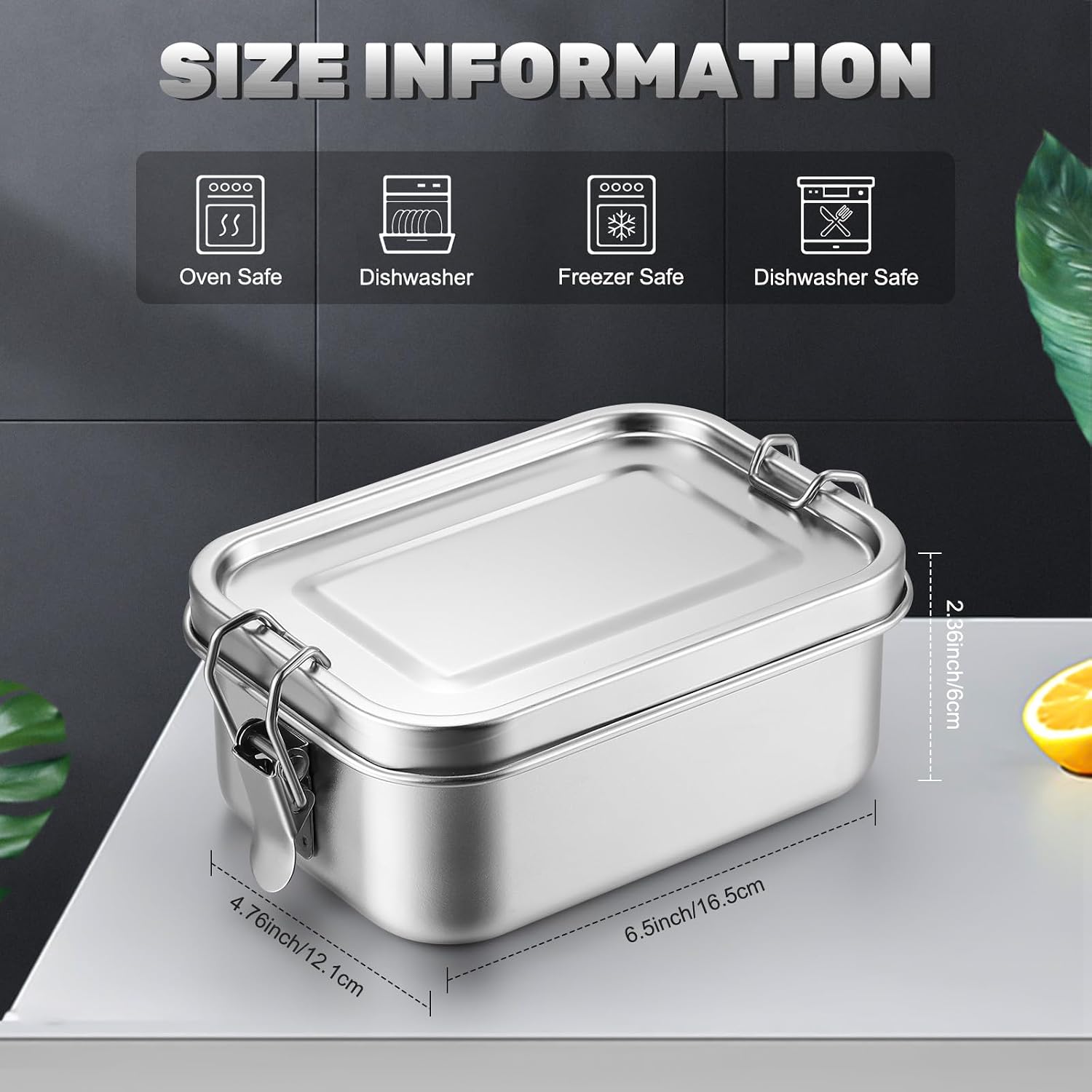 뚜껑이 있는 스테인레스 스틸 식품 보관 용기 도시락 상 - Food Storage Hot Box 리뷰 및 가격