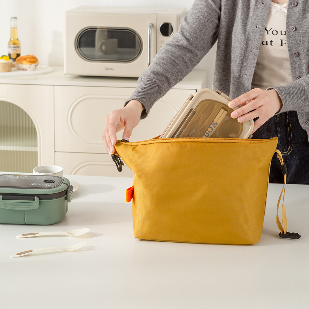 1pcs 점심 팩 절연 도시락 가방 알루미늄 호일 도시 - Food Storage Keep Warm 리뷰 및 가격