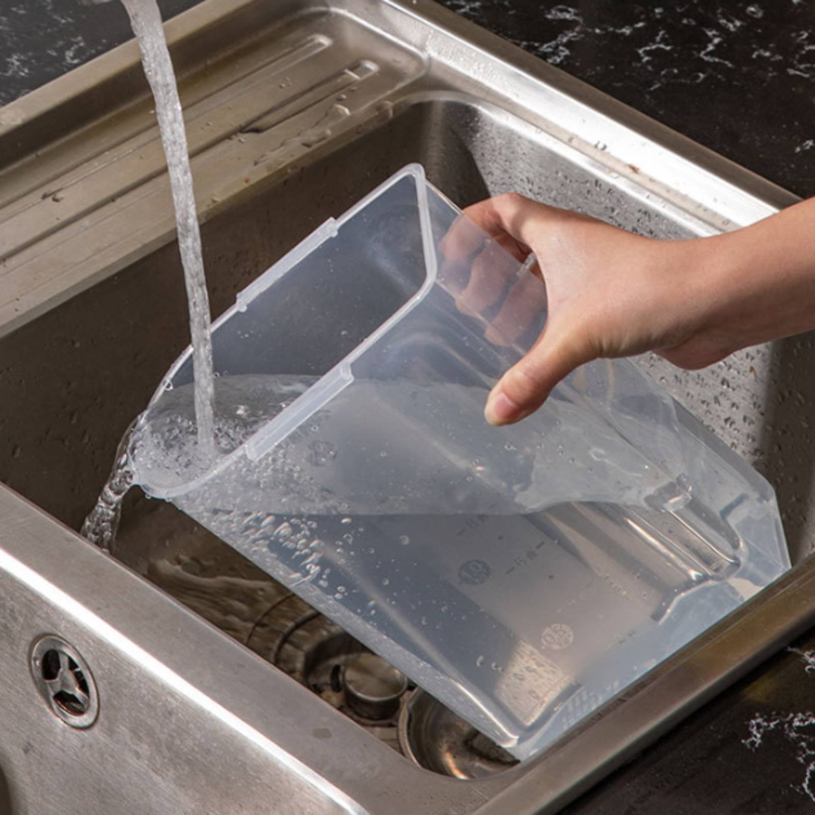 쌀 보관 용기 안전 쌀 디스펜서 계량 기능이 있는 건식 - Food Storage Dispenser 리뷰 및 가격