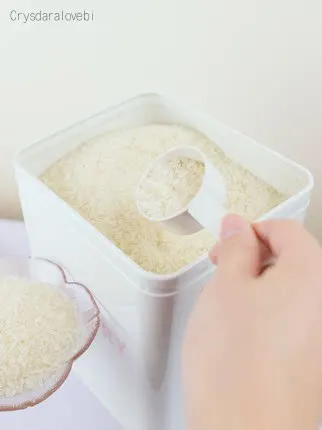 핑크 화이트 주방 욕실 세탁실 파우더 보관함 5KG 쌀 - Food Storage Metal Box 리뷰 및 가격
