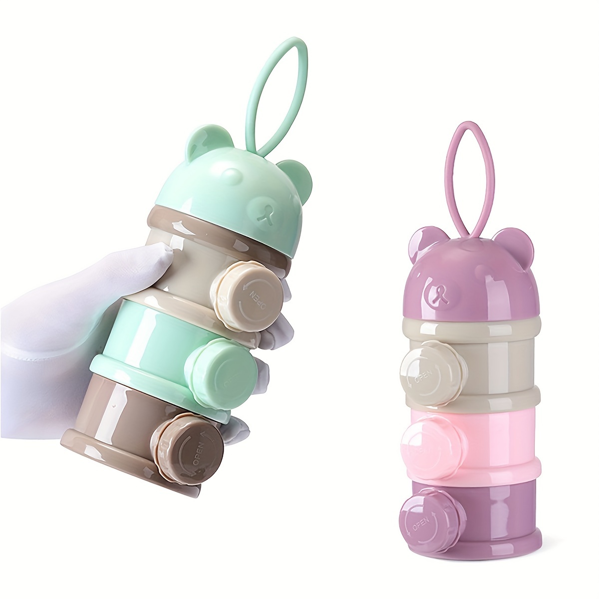 스트랩이 있는 대용량 아기 분유 용기, 분유 디스펜서, - Food Storage 1 Year 리뷰 및 가격
