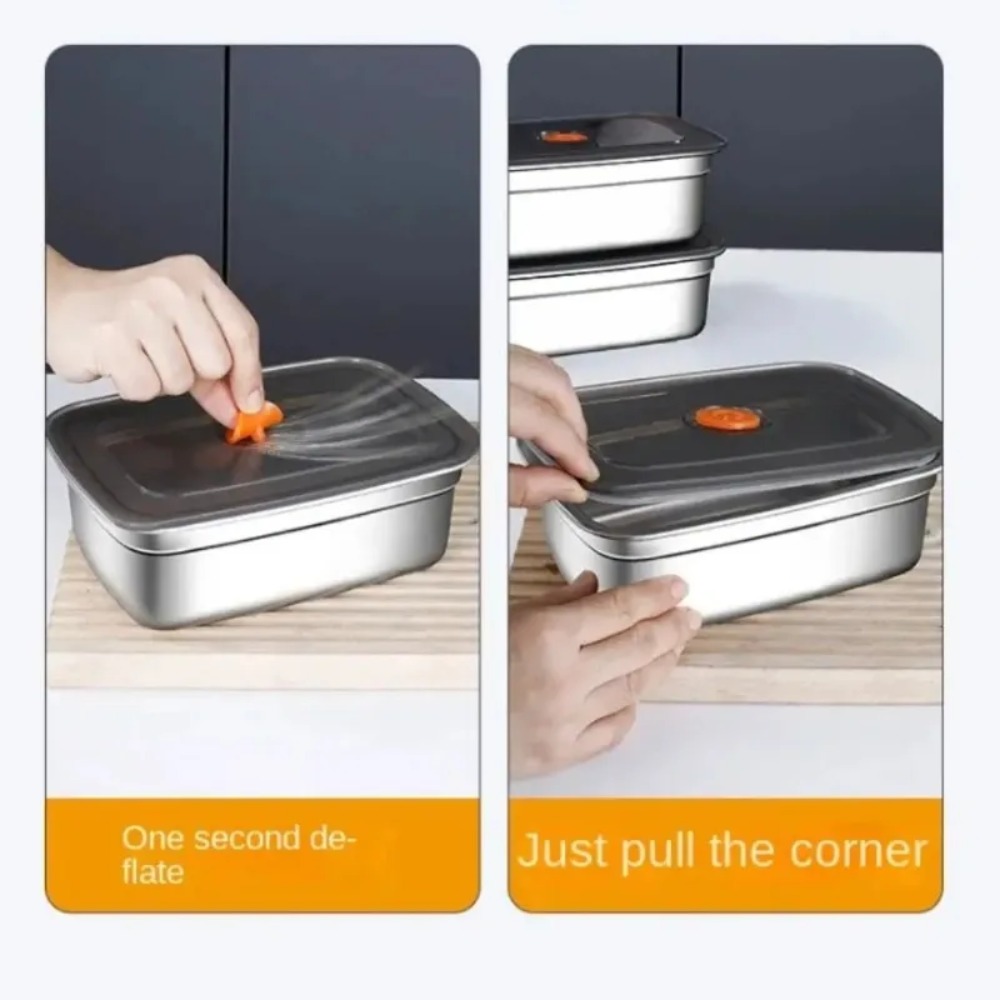 대용량 스테인리스 도시락통, 밀폐형 뚜껑이 있는 새지  - Food Storage Containers Xl 리뷰 및 가격