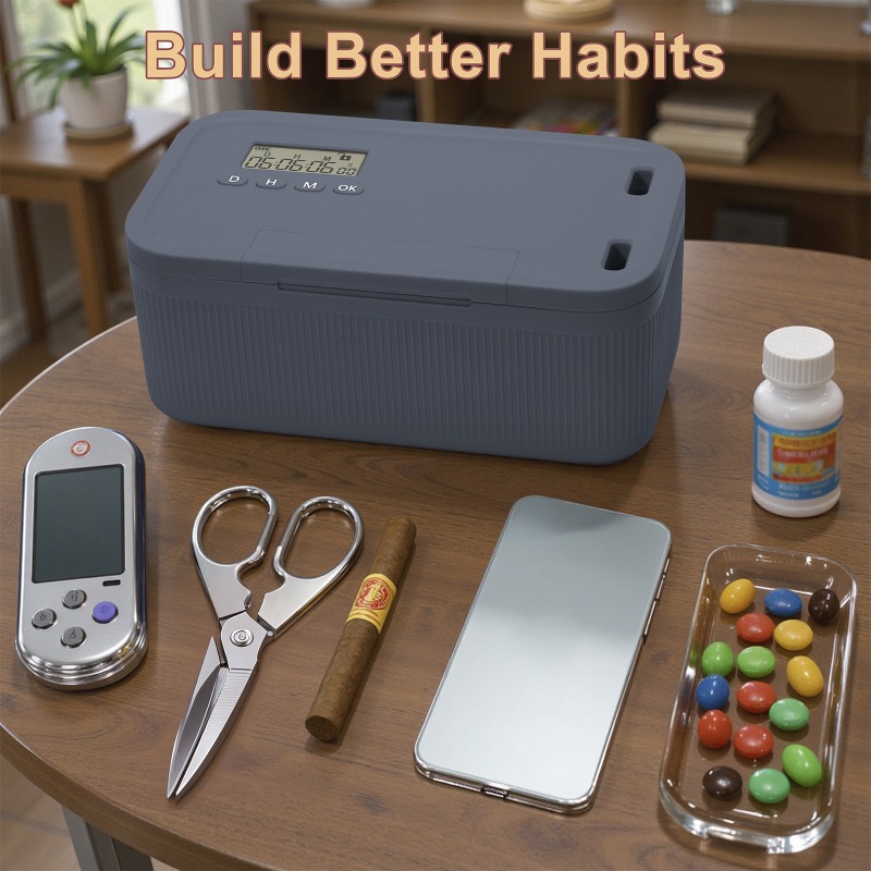 타이머가 있는 잠금 상자 전화기 보관함 시간 잠금 보관 - Food Storage And Safety 리뷰 및 가격