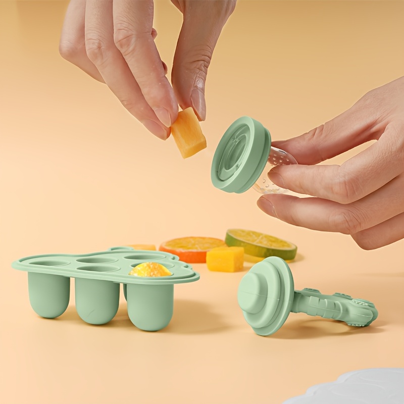 2pcs/1pc 뚜껑이있는 미니 베이비 과일 야채 냉동 - Food Storage 1 Year 리뷰 및 가격