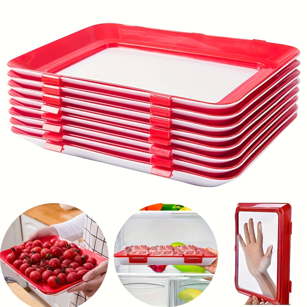 식품 보존 트레이 재사용 가능 적층식 육류 보관 안전  - Food Storage And Safety 리뷰 및 가격