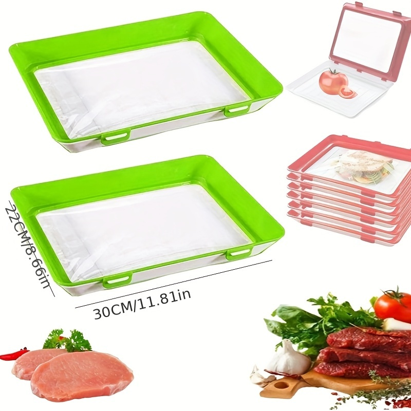 식품 보존 트레이 재사용 가능 적층식 육류 보관 안전  - Food Storage And Safety 리뷰 및 가격