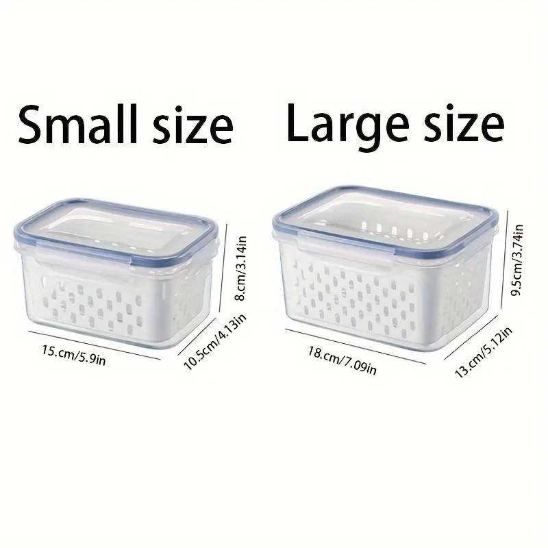 플립탑 뚜껑과 배수 바구니가 있는 대형 재사용 가능 식 - Food Storage Containers Xl 리뷰 및 가격