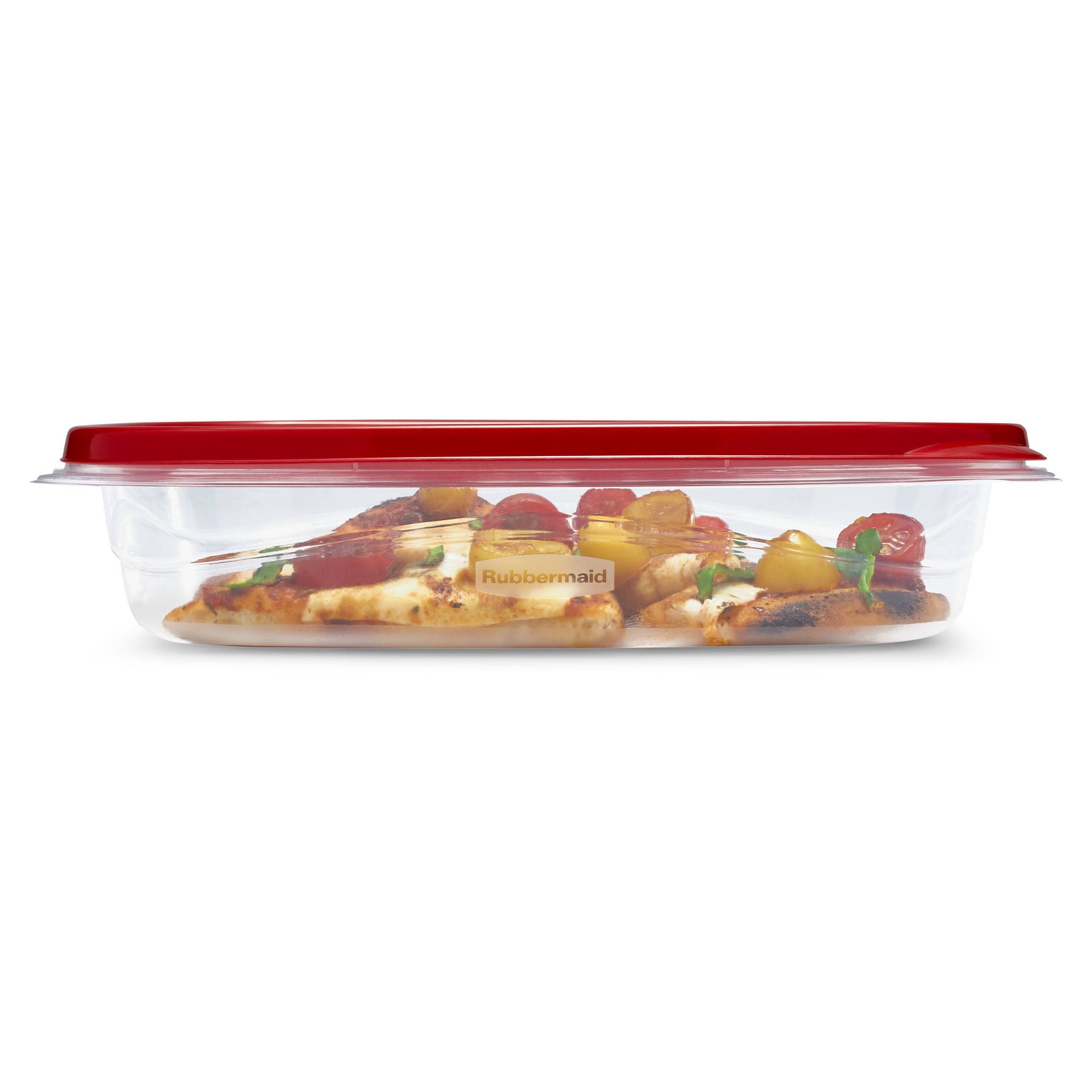 뚜껑이 있는 빨간색 직사각형 식품 보관 용기 3개, 주 - Food Storage Meal Prep 리뷰 및 가격
