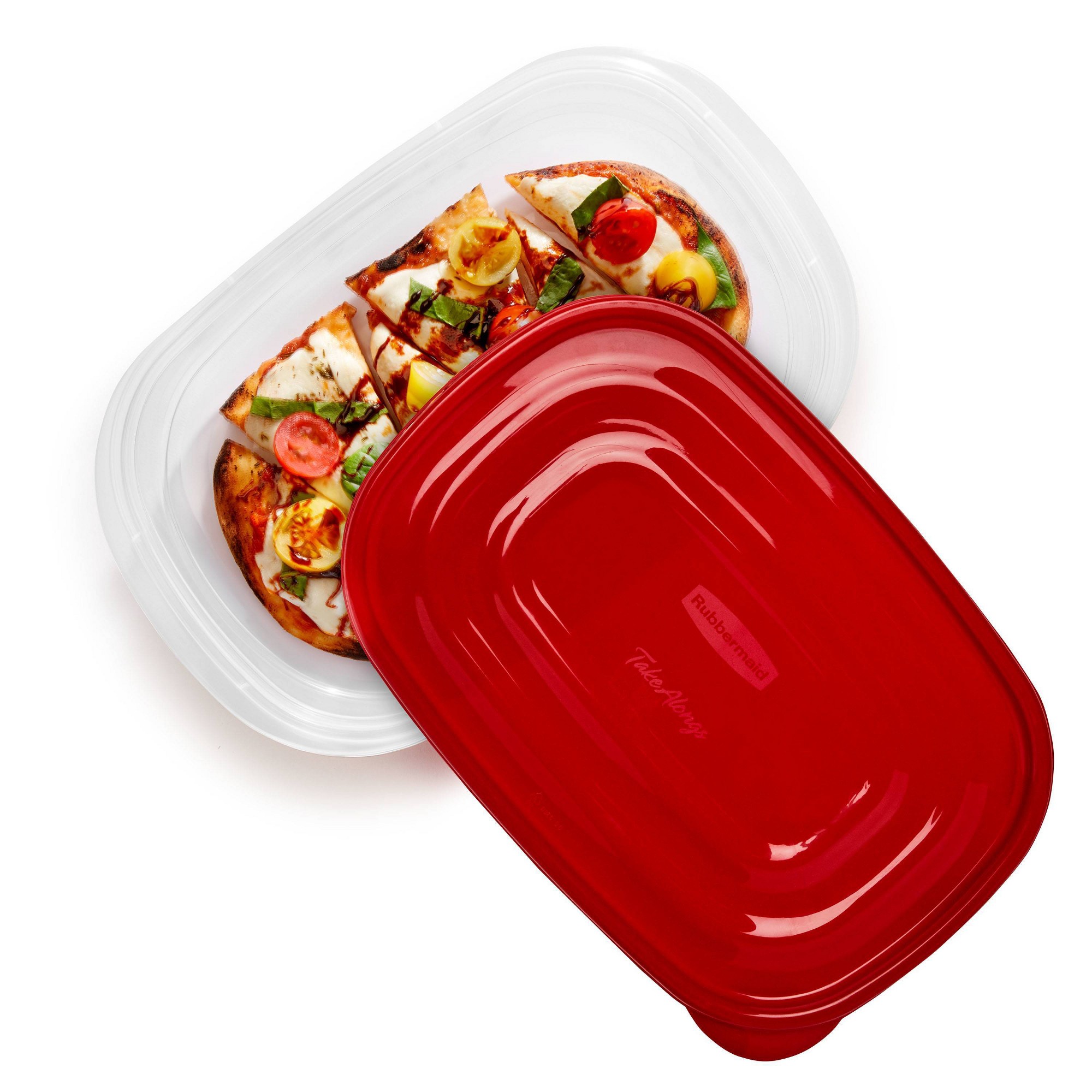 뚜껑이 있는 빨간색 직사각형 식품 보관 용기 3개, 주 - Food Storage Meal Prep 리뷰 및 가격