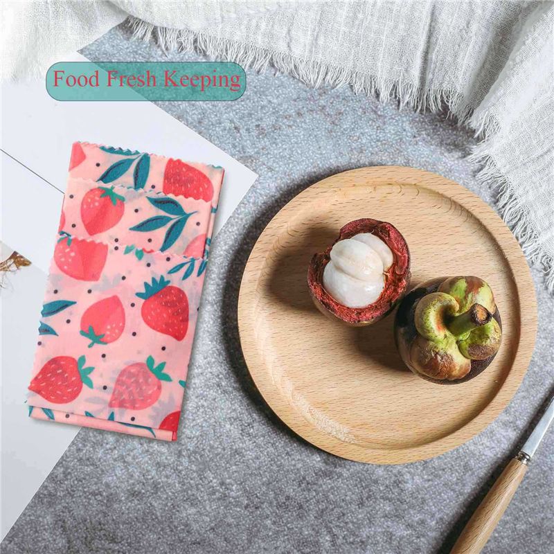 B62B-4세트 재사용 가능한 밀랍 천 랩 식품 신선  - Beeswax Food Wrap 리뷰 및 가격