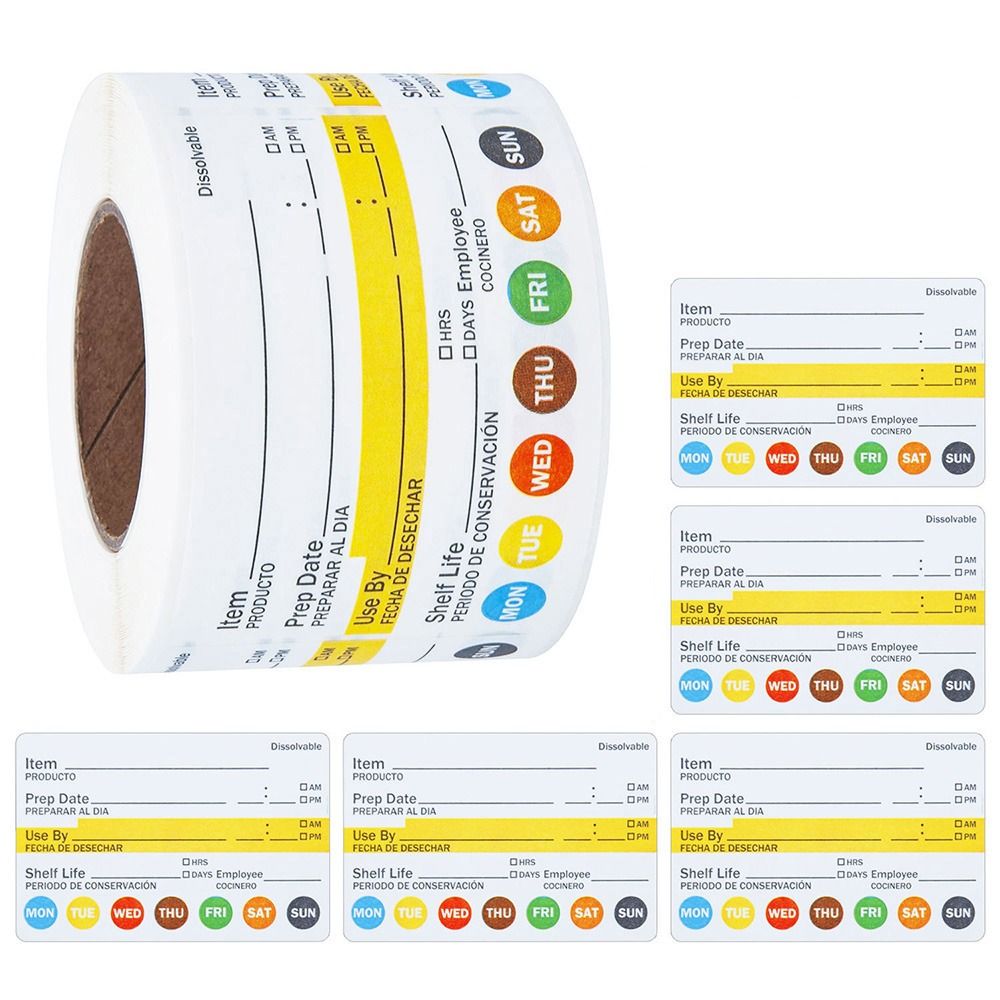 250/300PCS 식품 유통기한 라벨 다기능 자체 접 - Food Storage And Safety 리뷰 및 가격