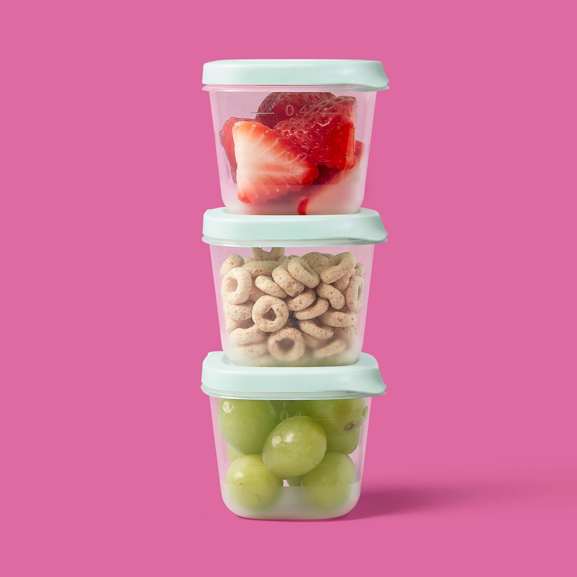 4ct 미니 사각형 하프컵 식품 보관 용기, BPA 프 - Food Storage Meal Prep 리뷰 및 가격
