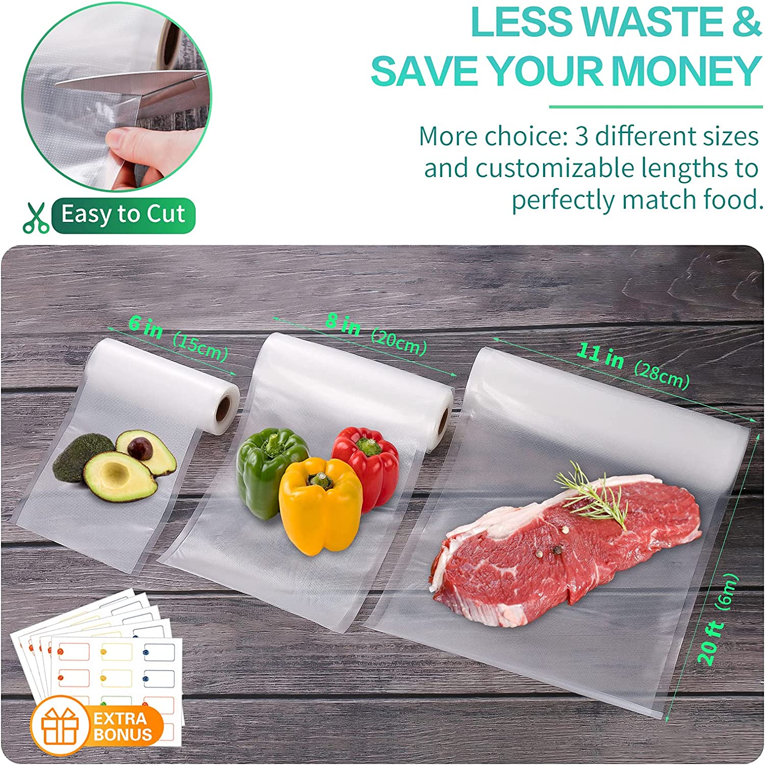 진공 식품 포장용 주방 가방 진공 밀봉 가방 수비드 보 - Food Storage Vacuum Bags 리뷰 및 가격